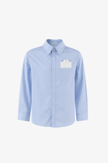 Yitai Pinstripe Shirted Shirt