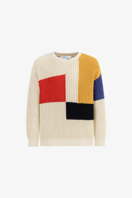 Yitai Mondrian Block Sweater