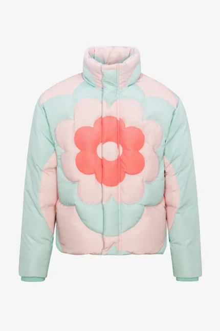 Yitai Pastel Bloom Quilted Puffer