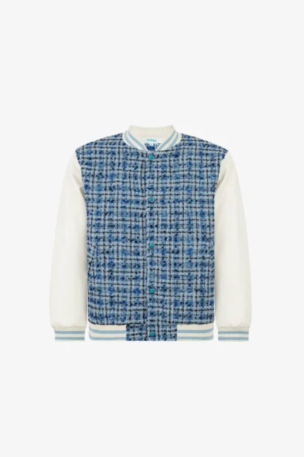 Yitai Marine Tweed Varsity Jacket